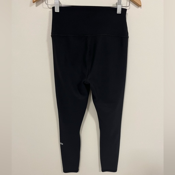 Alo Yoga High Waist Ripped Warrior Leggings Black S - Picture 13 of 16